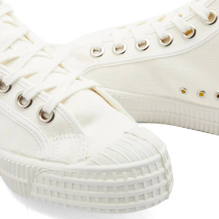 Novesta Witte Hi-Top Baseball Boot Sneaker White Heren