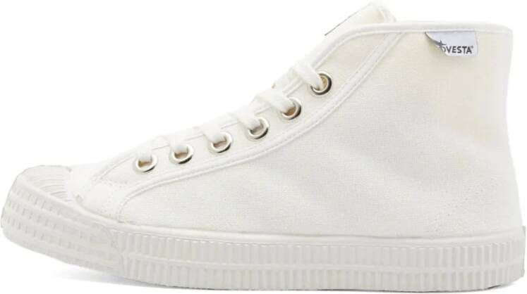 Novesta Witte Hi-Top Baseball Boot Sneaker White Heren