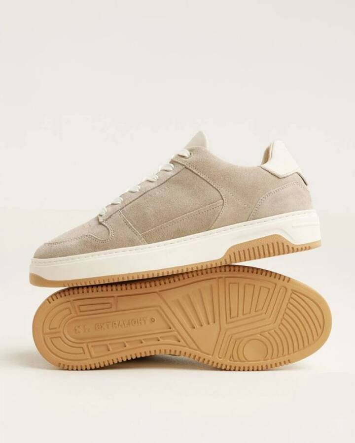 Nubikk Basket Court Sneakers in Honing Gray Heren