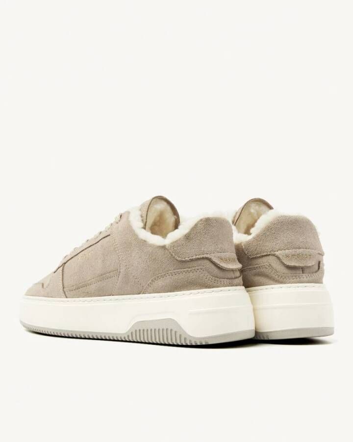 Nubikk Basket Teddy Sneakers voor vrouwen Beige Dames