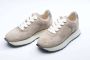 Nubikk Beige Bont Sneakers met Bruine Accenten Beige Dames - Thumbnail 3