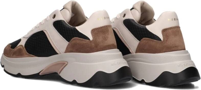 Nubikk Beige Leren Lage Sneakers Beige Dames