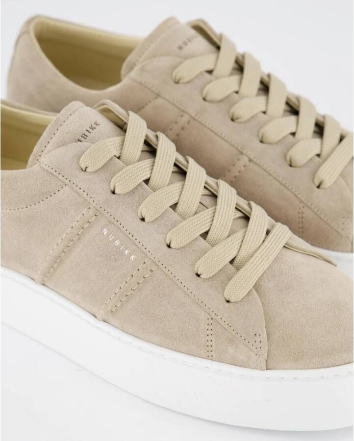 Nubikk Beige Sneaker Jagger Morris Stijl Beige Heren