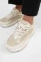 Nubikk Beige Suède Sneakers voor Vrouwen Beige Dames - Thumbnail 7