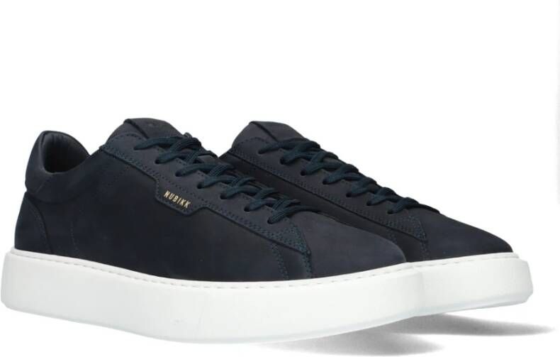 Nubikk Blauwe Lage Top Heren Sneakers Vince Tora Blue Heren