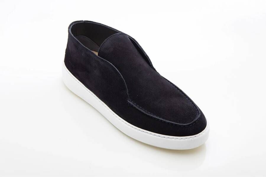 Nubikk Blauwe Suède Loafers voor Heren Blue Heren