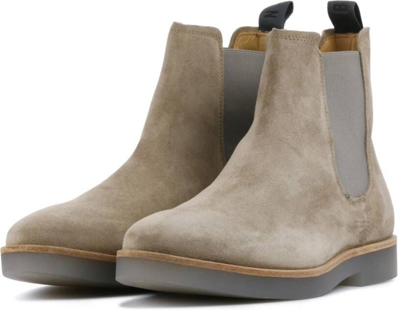 Nubikk Suede Chelsea Laarzen voor Heren Beige Heren Schoenen