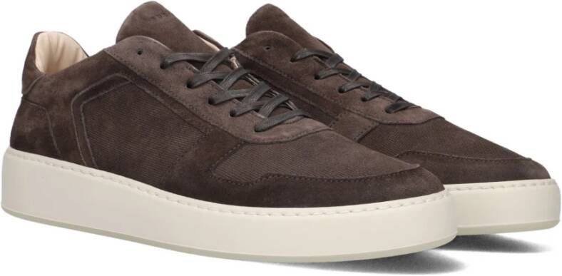 Nubikk Bruine Suède Lage Sneakers Brown Heren