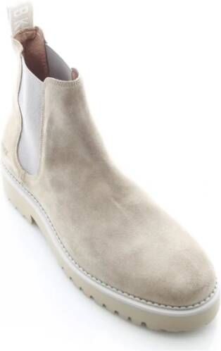 Nubikk Chunky Suede Chelsea Boot Beige Heren