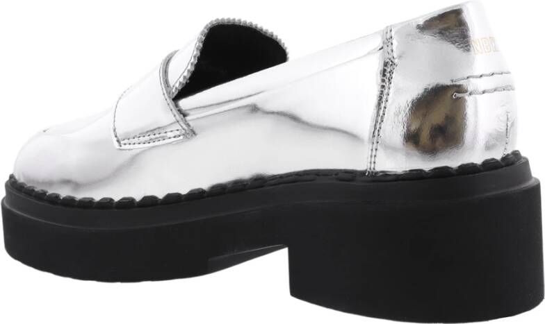 Nubikk Dames Frankie Loader Loafer Zilver Gray Dames