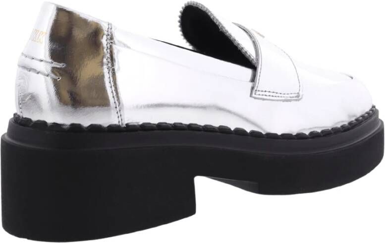 Nubikk Dames Frankie Loader Loafer Zilver Gray Dames