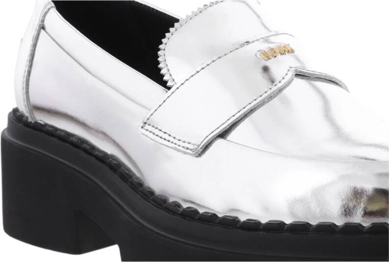 Nubikk Dames Frankie Loader Loafer Zilver Gray Dames