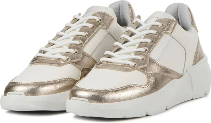 Nubikk Gouden Sneakers White Dames