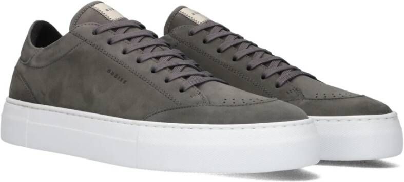 Nubikk Grijze Lage Sneaker Jagger Tora Gray Heren