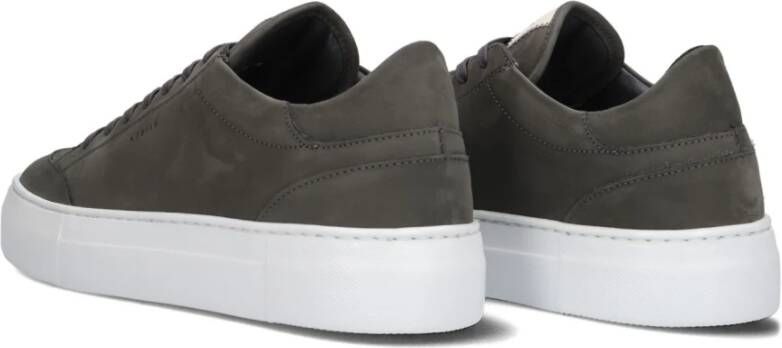 Nubikk Grijze Lage Sneaker Jagger Tora Gray Heren