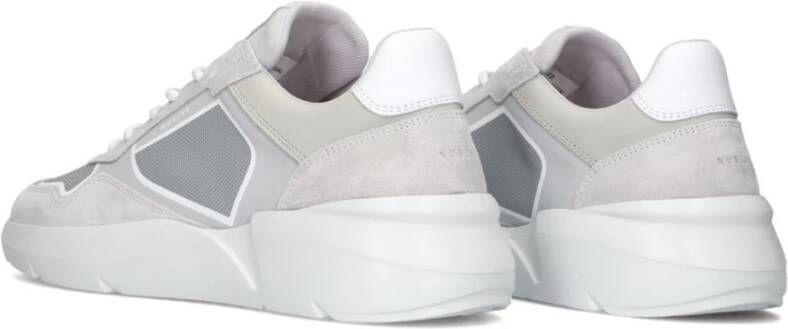 Nubikk Grijze Lage Sneakers Roque Road Curl Gray Heren