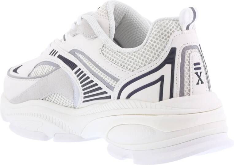 Nubikk Heren Comet Runner Sneaker Wit Grijs Multicolor Heren