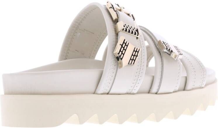 Nubikk Stijlvolle Lauren Taro Sliders Beige Dames