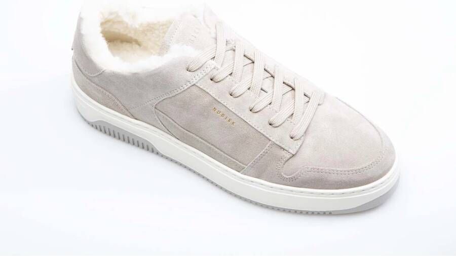 Nubikk Taupe Fur Sneaker Stijlvol Comfort Beige Heren