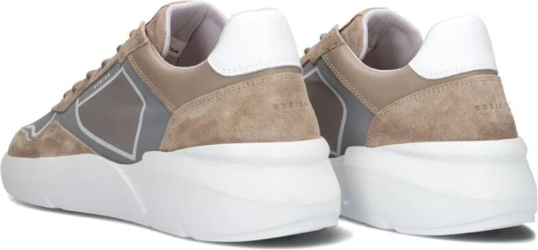 Nubikk Taupe Sneakers Stijlvol Comfort Beige Heren