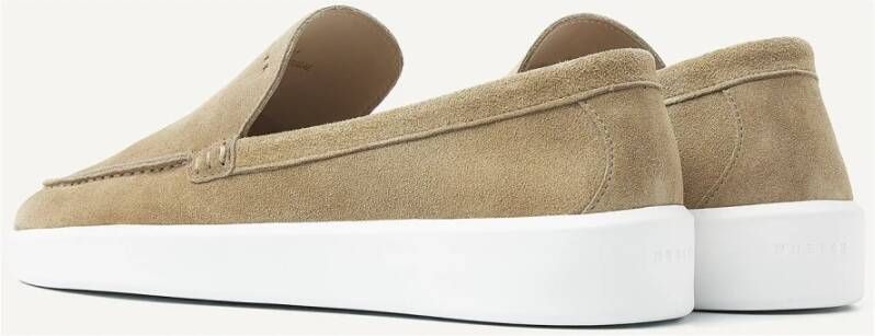 Nubikk Taupe Suede Stijlvolle Sneakers Green Heren