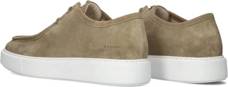 Nubikk Taupe Suede Veterschoenen Vince Ryan Beige Heren