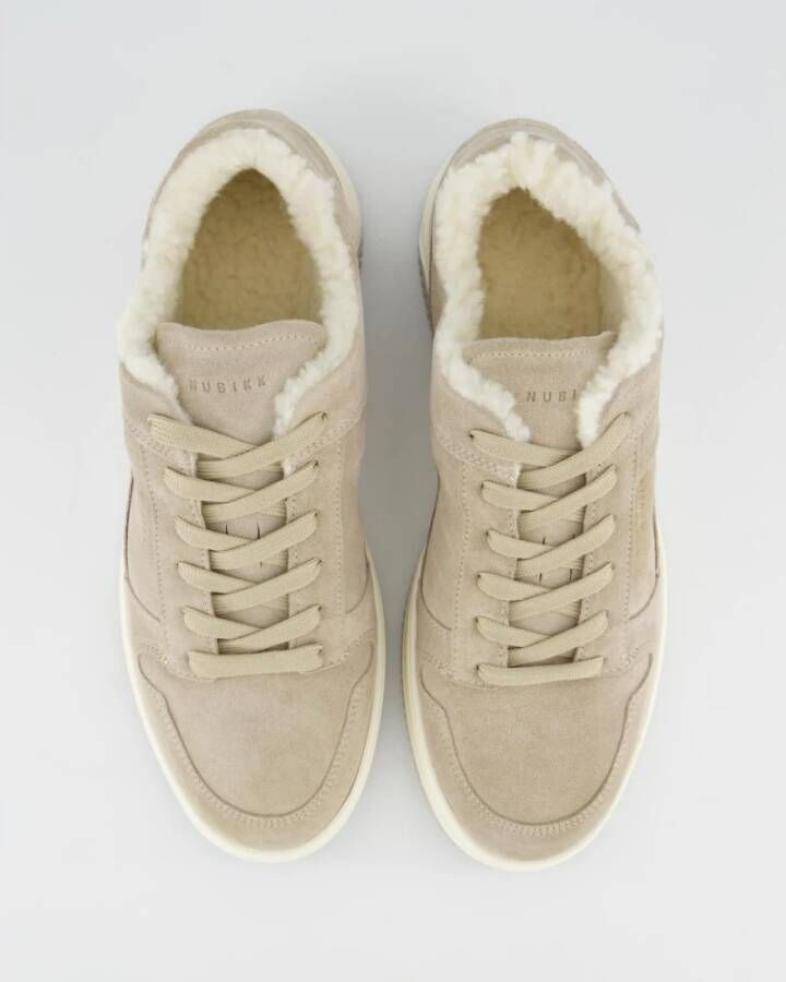 Nubikk Teddy Basket Sneakers Beige Dames