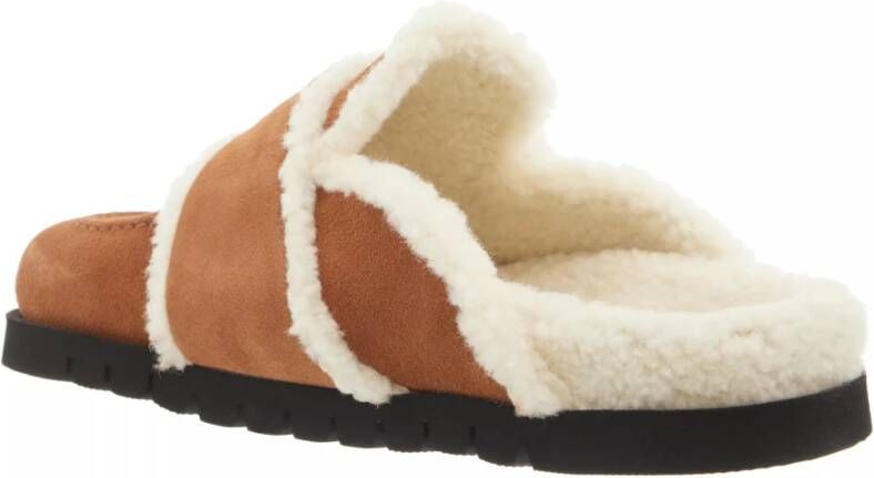 Nubikk Teddy Fur Cognac Suède Schoenen Brown Dames