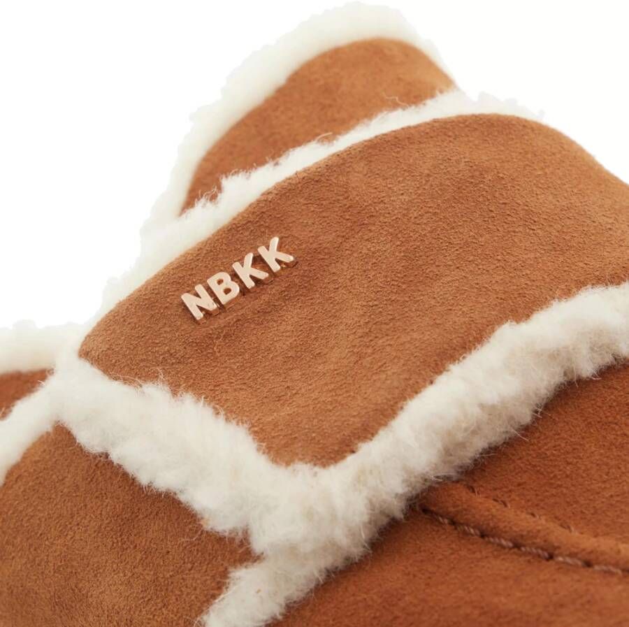 Nubikk Teddy Fur Cognac Suède Schoenen Brown Dames