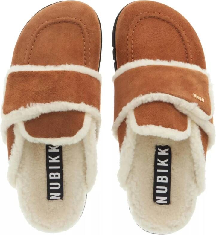 Nubikk Teddy Fur Cognac Suède Schoenen Brown Dames