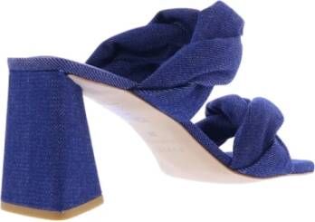 Nubikk Twist Leren Sandalen Blauw Dames