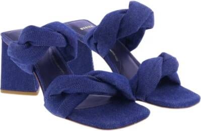 Nubikk Twist Leren Sandalen Blauw Dames