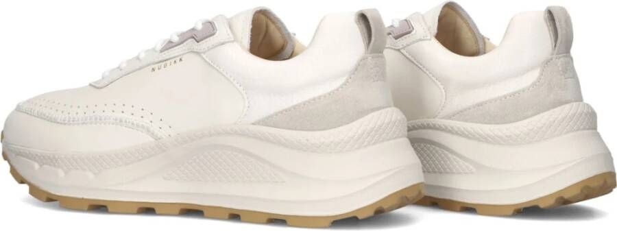 Nubikk Witte lage sneakers Oberon Reese White Dames