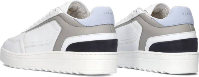 Nubikk Witte Leren Lage Sneaker White Heren