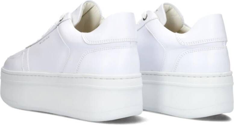 Nubikk Witte Leren Platform Sneakers White Dames