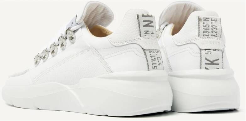 Nubikk Witte Romeinse Sneakers White Heren