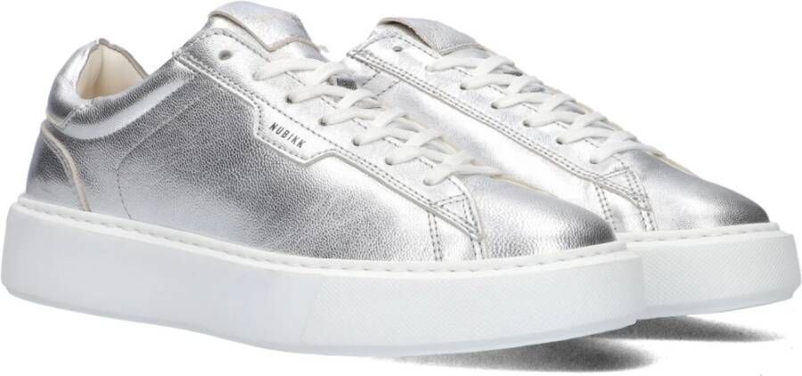 Nubikk Zilver Vince Tora Lage Sneakers Gray Dames