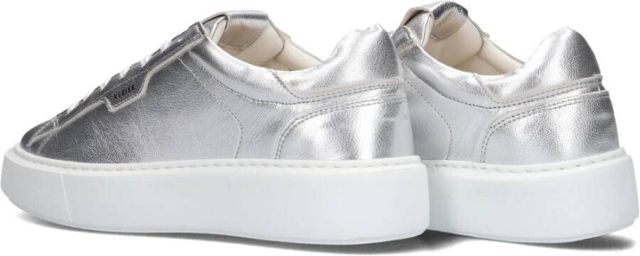 Nubikk Zilver Vince Tora Lage Sneakers Gray Dames