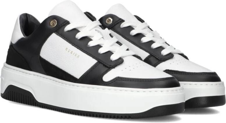 Nubikk Zwart Wit Lage Top Sneakers Black Dames