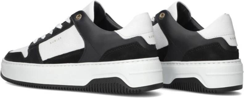 Nubikk Zwart Wit Lage Top Sneakers Black Dames