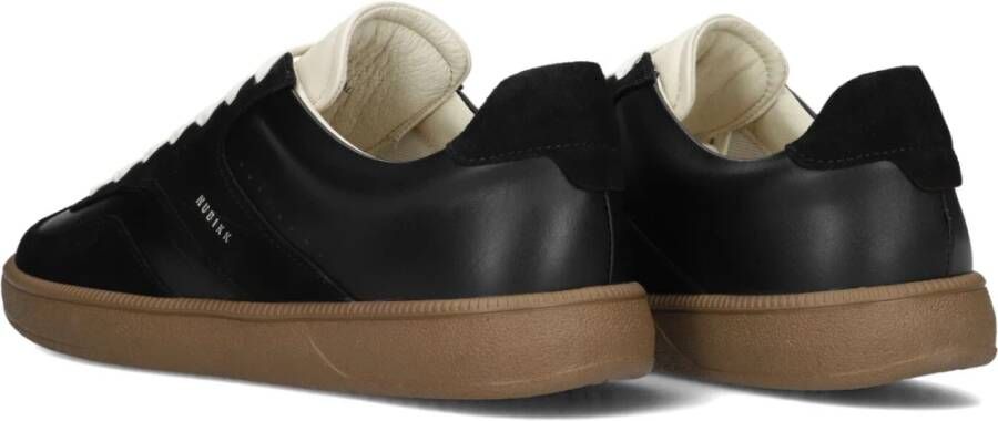 Nubikk Zwarte Leren Sneakers Ray Owen Black Dames