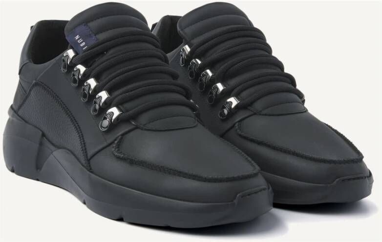 Nubikk Zwarte Raaf Romeinse Stijl Schoenen Black Heren