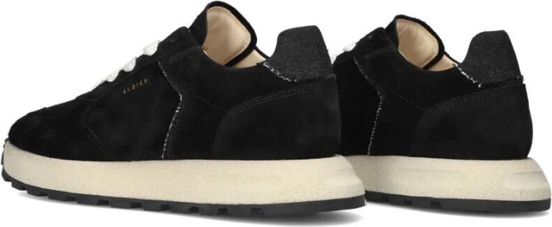 Nubikk Zwarte Suède Chunky Sole Sneakers Black Dames