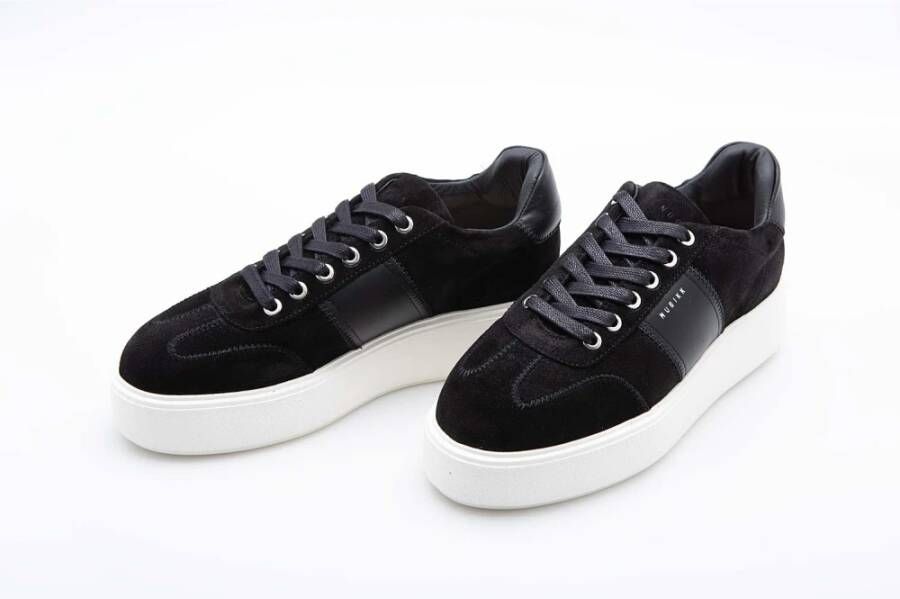 Nubikk Zwarte Wing Platform Sneaker Black Dames