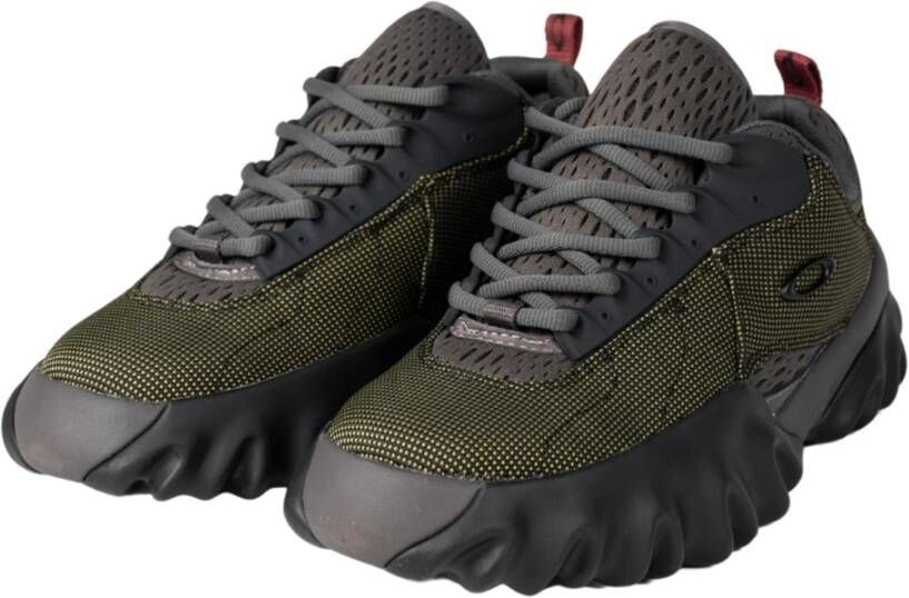 Oakley Jacquard Chop Saw Sneakers Zwart Geel Green Heren