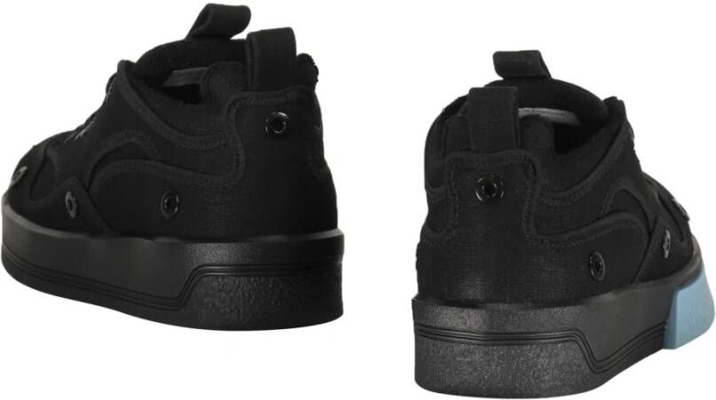 Oamc Lage Sneakers met Contrasterende Inzetstukken Black Heren