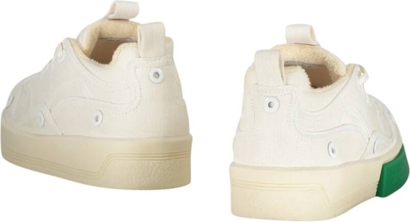 Oamc Lage Sneakers met Contrasterende Inzetstukken White Heren