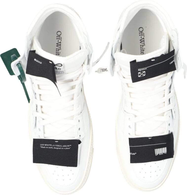 Off White 3.0 Hoge sneakers voor buiten de baan Wit Heren