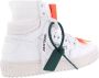 Off White Witte Leren Sneakers met Geperforeerd Detail White Heren - Thumbnail 3