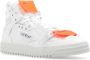 Off White Leren sneakers met stoffen inzetstukken White Heren - Thumbnail 9